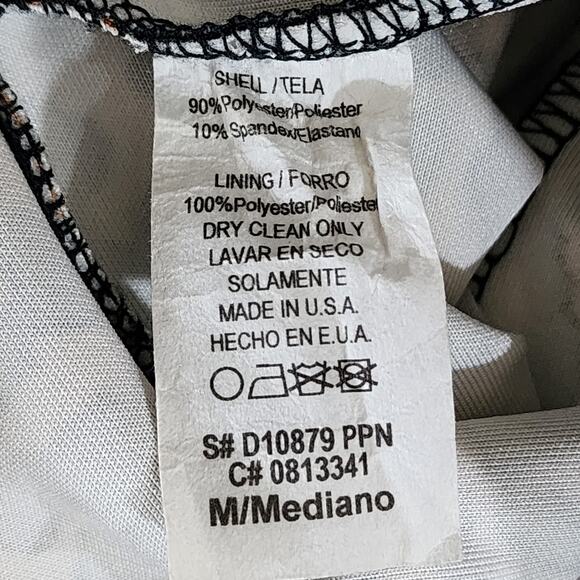 Mystic Vintage Medium Y2K Leopard Cheetah Print Black Dress - Picture 5 of 5